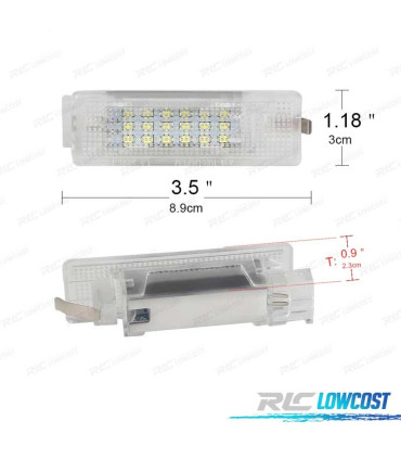 AMPOULE DE COFFRE LED SEAT VW