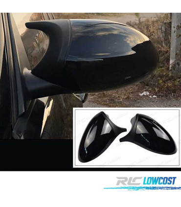 COQUES RÉTROVISEURS BMW E81 E82 E87 E88 E90 E91 E92 E93 LOOK M3 NOIR BRILLANT