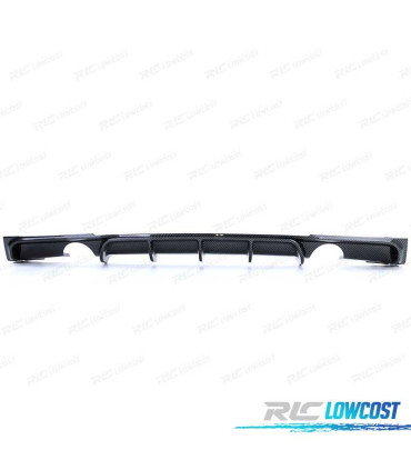 DÉFLECTEUR BMW F30 F31 LOOK M PERFORMANCE CARBONE DOUBLE SORTIE