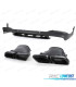 DIFFUSEUR MERCEDES GLC X253 15-18 LOOK AMG PDC + EMBOUT D´ÉCHAPPEMENT NOIR