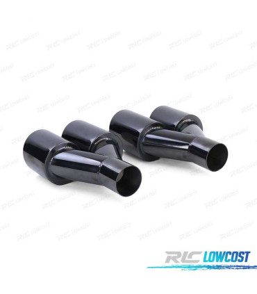 DIFFUSEUR ARRIÈRE BMW F10 F11 10-17 LOOK M PERFORMANCE NOIR BRILLANT + EMBOUTS NOIR