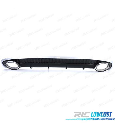 DIFFUSEUR AUDI A4 B8 11-15 LOOK RS4 DOUBLE SORTIE