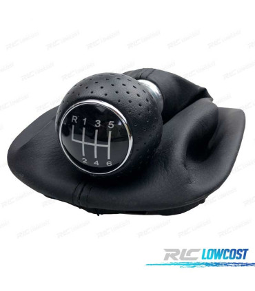 POMMEAU LEVIER DE 6 VITESSES + SOUFFLET POUR VOLKSWAGEN VW PASSAT B5