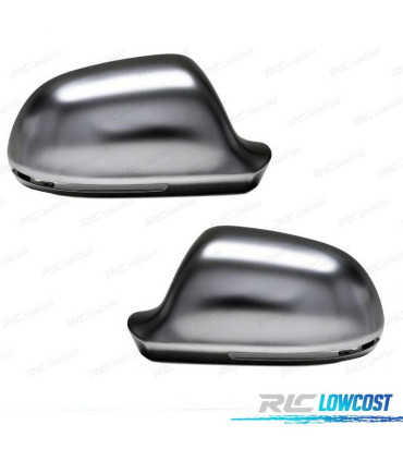 COQUES RÉTROVISEURS AUDI A3 S3 RS3 8V 13-19 NOIR BRILLANT LOOK S