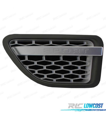 CALANDRE + GRILLES LATÉRALES RANGE ROVER SPORT 05-09 SILVER EDITION
