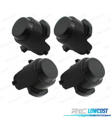 KIT 4 CACHES DE 18MM ORIFICES PARKTRONIC AUDI VOLKSWAGEN VW SKODA SEAT MERCEDES
