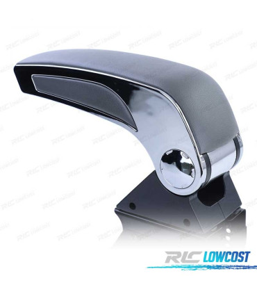 ACCOUDOIR UNIVERSEL NOIR ET GRIS CHROMÉ