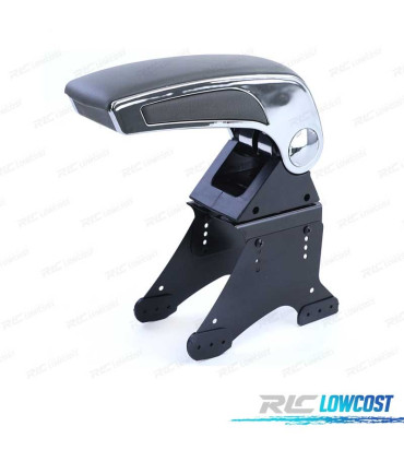 ACCOUDOIR UNIVERSEL NOIR ET GRIS CHROMÉ