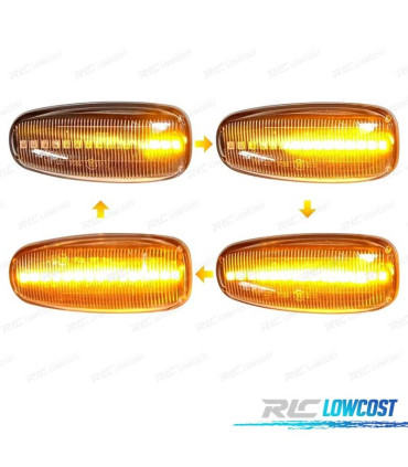 CLIGNOTANTS LATÉRAUX LED DYNAMIQUES LED MERCEDES R170 R171 W163 W202 W210 W208 W638 FOND NOIR