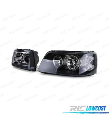 PHARES VOLKSWAGEN VW T5 03-09 FOND NOIR