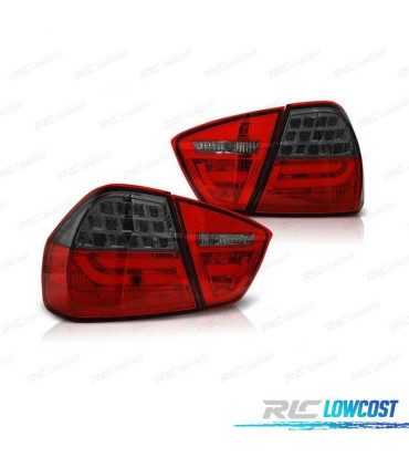 FEUX ARRIÈRE BMW E90 05-08 LED ROUGE FUMÉ