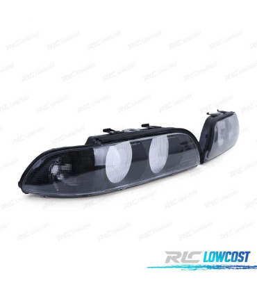 OPTIQUES AVANT BMW E39 95-00 D2S NOIR FUMÉ
