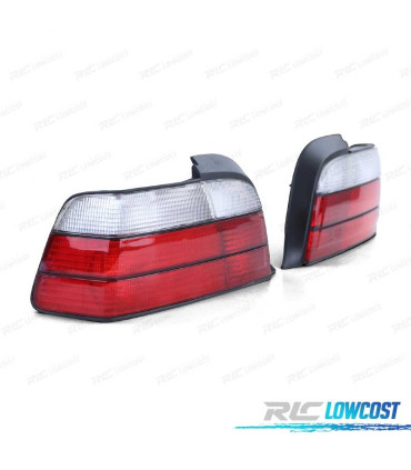 FEUX ARRIÈRE BMW E36 LOOK M3 ROUGE BLANC