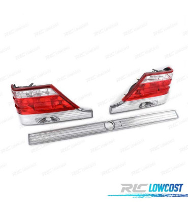FEUX ARRIÈRE MERCEDES S W140 ROUGE BLANC