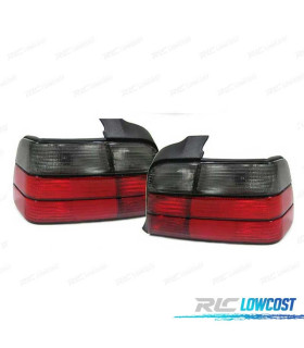 FEUX ARRIÈRE BMW E36 4P 91-99 LOOK M3 ROUGE FUMÉ