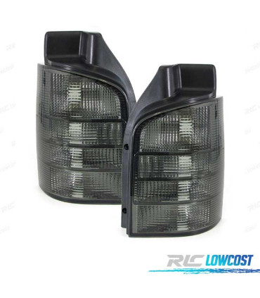 FEUX ARRIÈRE VOLKSWAGEN VW TRANSPORTER T5 1P 03-09 FOND CHROMÉ FUMÉ