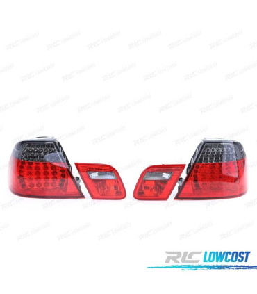 FEUX ARRIÈRE BMW E46 COUPÉ 99-03 LED ROUGE FUMÉ LOOK M3