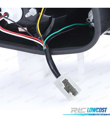 FEUX ARRIÈRE PEUGEOT 206 CC 98-09 FOND CHROME