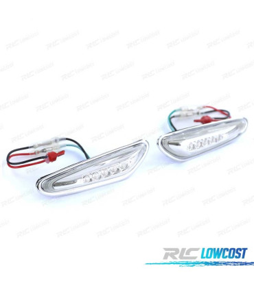 CLIGNOTANTS LATÉRAUX BMW E46 01-05 LED CHROMÉ