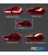FEUX ARRIÈRE FULL LED BMW F32 F33 F36 LIGHT BAR OLED FOND ROUGE