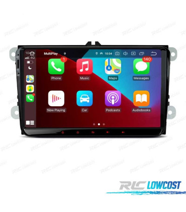 RADIO 9 GPS ANDROID 11 VOLKSWAGEN VW POUR SEAT SKODA HEXA-CORE 4GB RAM+64GB ROM