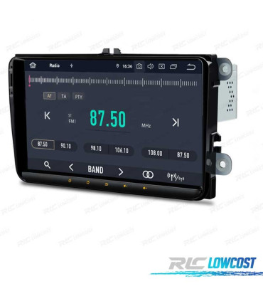 RADIO 9 GPS ANDROID 11 VOLKSWAGEN VW POUR SEAT SKODA HEXA-CORE 4GB RAM+64GB ROM