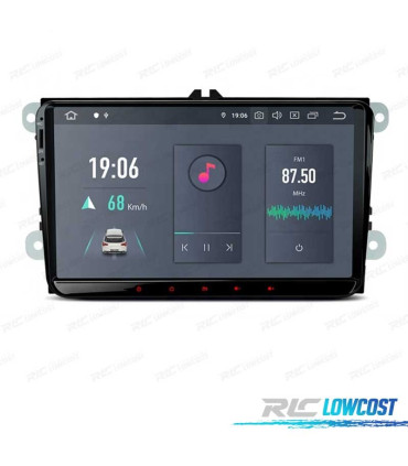 RADIO 9 GPS ANDROID 11 VOLKSWAGEN VW POUR SEAT SKODA HEXA-CORE 4GB RAM+64GB ROM