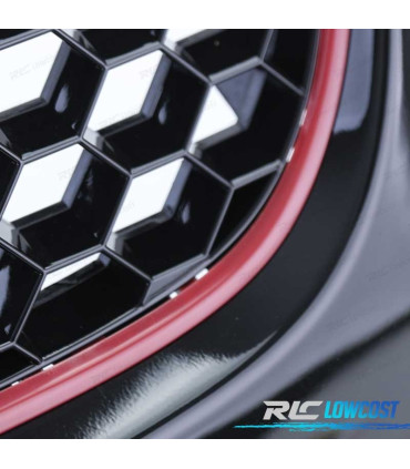CALANDRE VOLKSWAGEN VW GOLF 5 NOIR ROUGE LOOK GTI