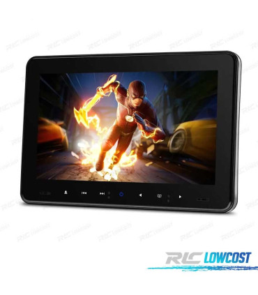 ECRAN APPUI-TÊTE 9" DVD SD USB HDMI AV IN OUT JEUX 32 BITS