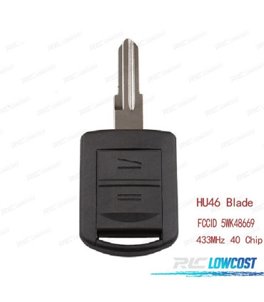 CLÉS COMPLÈTE HU46 OPEL AGILA MERIVA ASTRA CORSA C COMBO TIGRA VECTRA