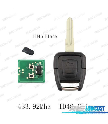 KIT CLÉS COMPLET POUR OPEL ASTRA VECTRA ZAFIRA