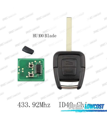 CLÉS COMPLÈTE HU100 POUR OPEL ASTRA VECTRA ZAFIRA