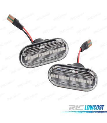 CLIGNOTANTS NISSAN OPEL MOVANO VIVARO RENAULT CLIO MEGANE TWINGO SCENIC LATERAL LED DYNAMIQUES FOND NOIR