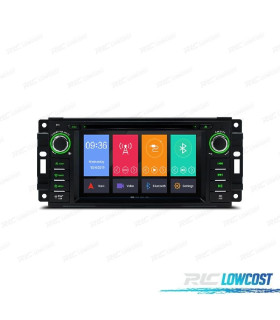 AUTORADIO GPS ANDROID 11 POUR JEEP DODGE CHRYSLER
