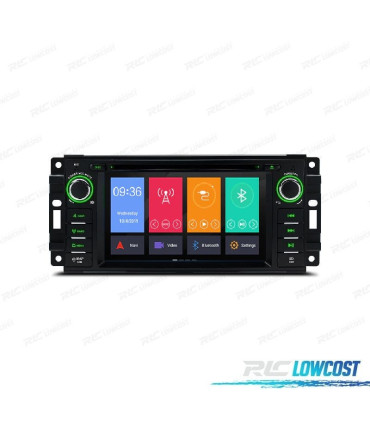 AUTORADIO GPS ANDROID 11 POUR JEEP DODGE CHRYSLER