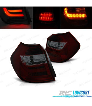 FEUX ARRIÈRE BMW E87 07-11 LED ROUGE FUMÉ