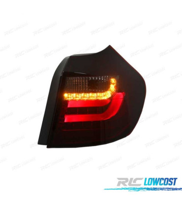 FEUX ARRIÈRE BMW E87 07-11 LED ROUGE FUMÉ
