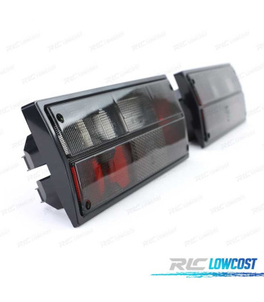 FEUX ARRIÈRE VOLKSWAGEN VW TRANSPORTER T3 79-91 FUMÉ OPAQUE