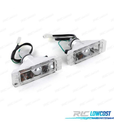 CLIGNOTANTS VOLKSWAGEN VW GOLF I 74-83 POLO 86C 81-90 FEU DE POSITION FOND CHROMÉ