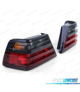 FEUX ARRIÈRE MERCEDES W124 85-93 ROUGE NOIR