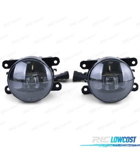 PHARES ANTIBROUILLARD DIVERS MODÈLES LED CITROEN DACIA FORD JAGUAR NISSAN OPEL PORSCHE PEUGEOT RENAULT 01-15 NOIR FUMÉ