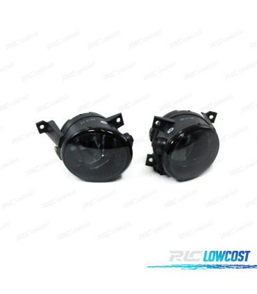 PHARES ANTIBROUILLARD POUR VOLKSWAGEN VW POLO 6R TIGUAN TOURAN CADDY EOS NOIR FUMÉ