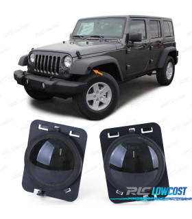 CLIGNOTANTS LATÉRAUX JEEP WRANGLER JK 07-17 LED NOIR