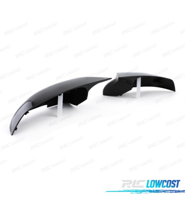 COQUES RÉTROVISEURS BMW F10 F11 LCI F07 LOOK M NOIR BRILLANT