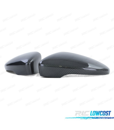 COQUES RÉTROVISEURS POUR VOLKSWAGEN VW SCIROCCO PASSAT BEETLE CARBONE