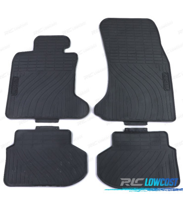 TAPIS EN CAOUTCHOUC POUR BMW F10 F11 10 4 UNITÉS