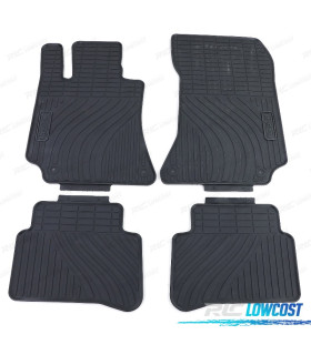 TAPIS EN CAOUTCHOUC MERCEDES CLASSE E W212 09-16 4 UNITÉS