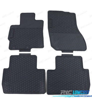 TAPIS EN CAOUTCHOUC MITSUBISHI OUTLANDER GG GF ZJ 13- 4 UNITÉS
