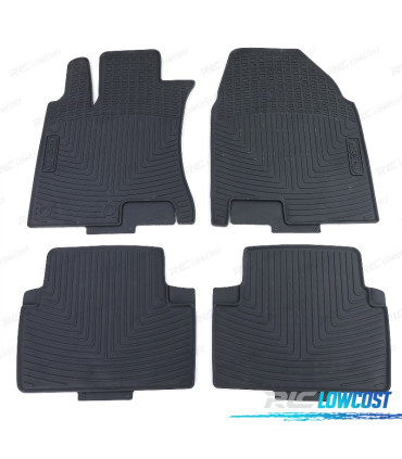 TAPIS EN CAOUTCHOUC NISSAN QASHQAI J10 JJ10 07-16 4 UNITÉS
