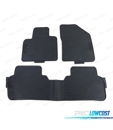 TAPIS EN CAOUTCHOUC KIA SORENTO 3 15- 3 UNITÉS